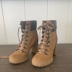 (See by Chloe) Claudia Lace-Up Hiker Bootie